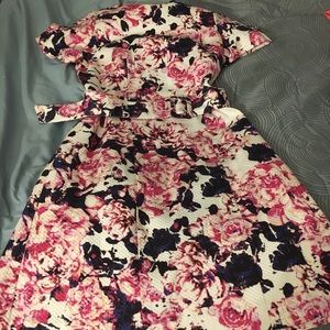 Women midi floral dress